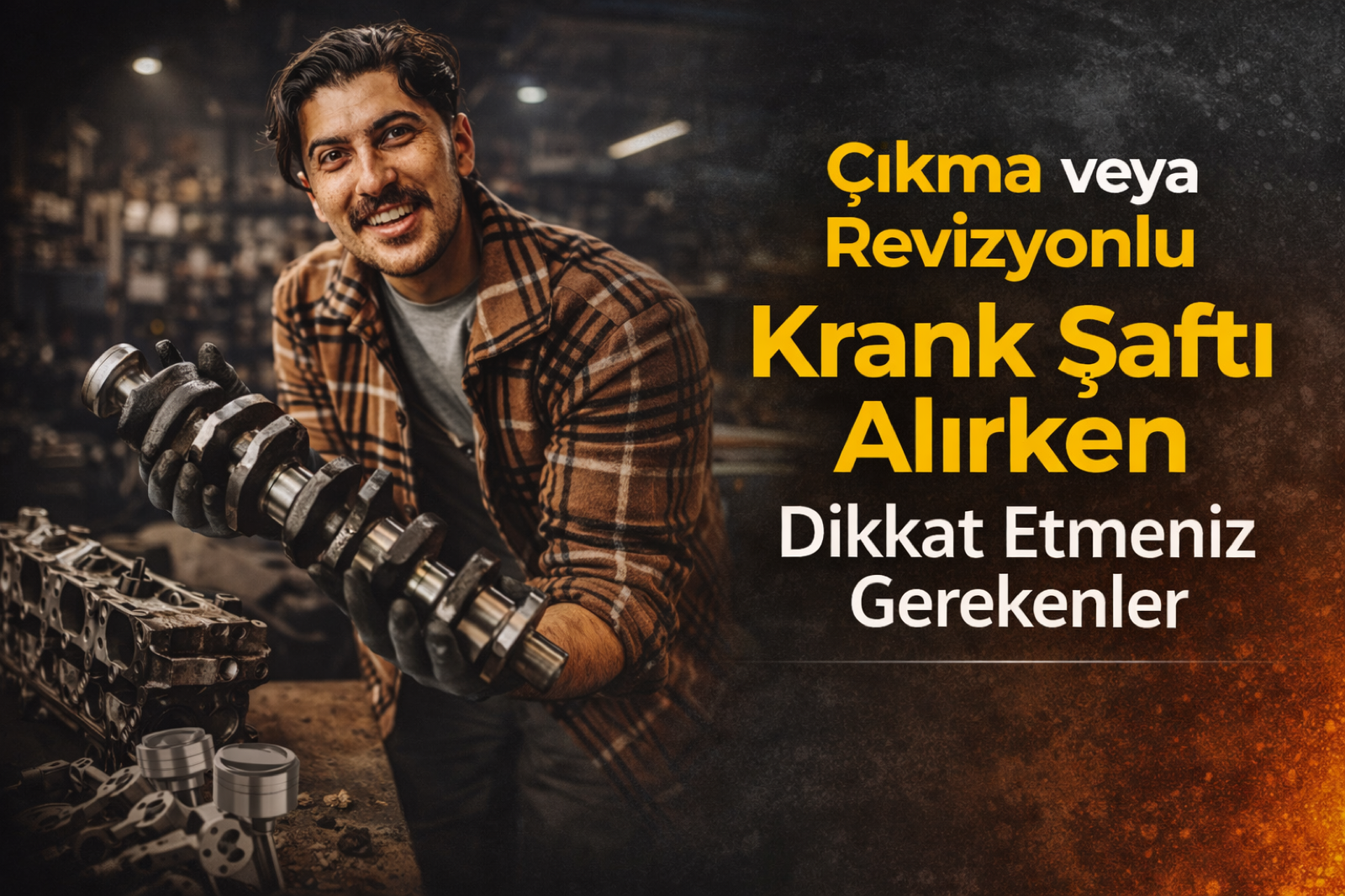 Çıkma veya Revizyonlu Krank Şaftı Alırken Nelere Dikkat Etmelisin?